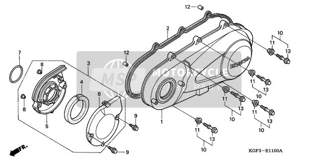 90016GAHA00, Bolt, Special, 6X27, Honda, 4